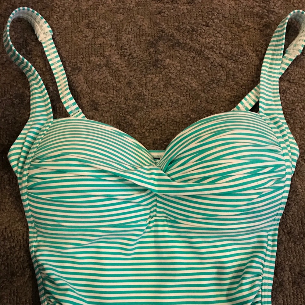Striped tankini